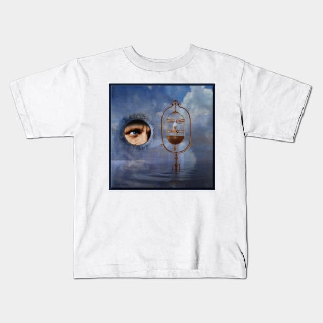 The Bird Cage Kids T-Shirt by rgerhard